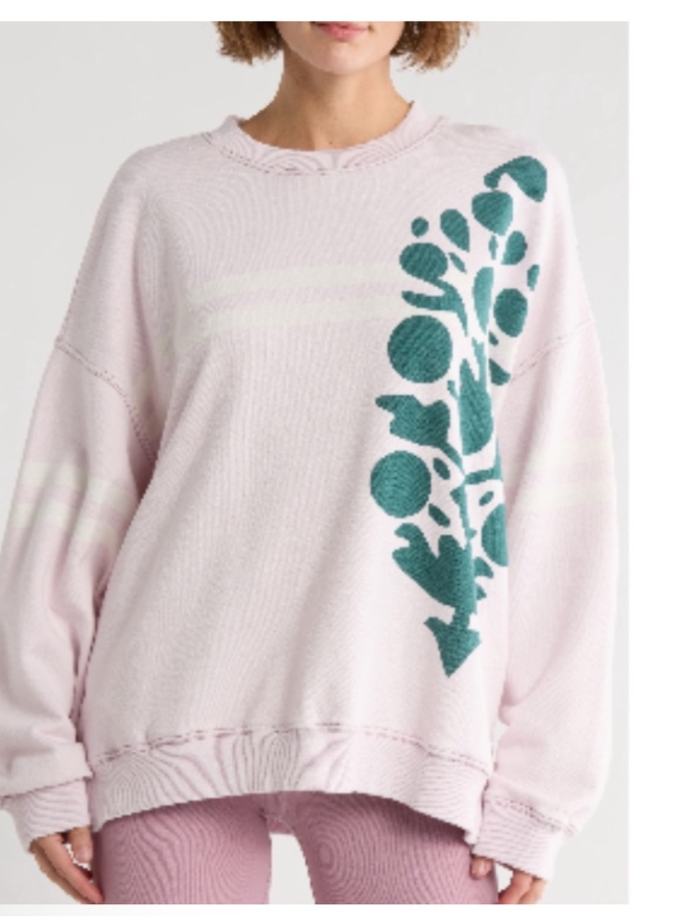 Free People All Star Buti Logo Pullover EUC